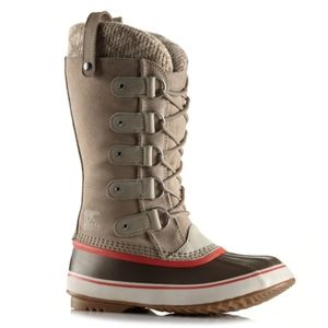 Womens Sorel Joan of Arctic II Fossil Knit Waterproof Boots